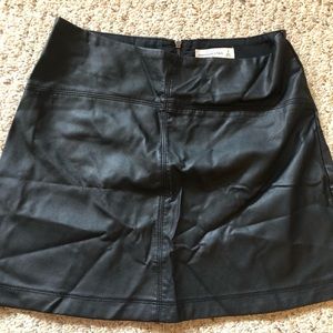 Pleather skirt